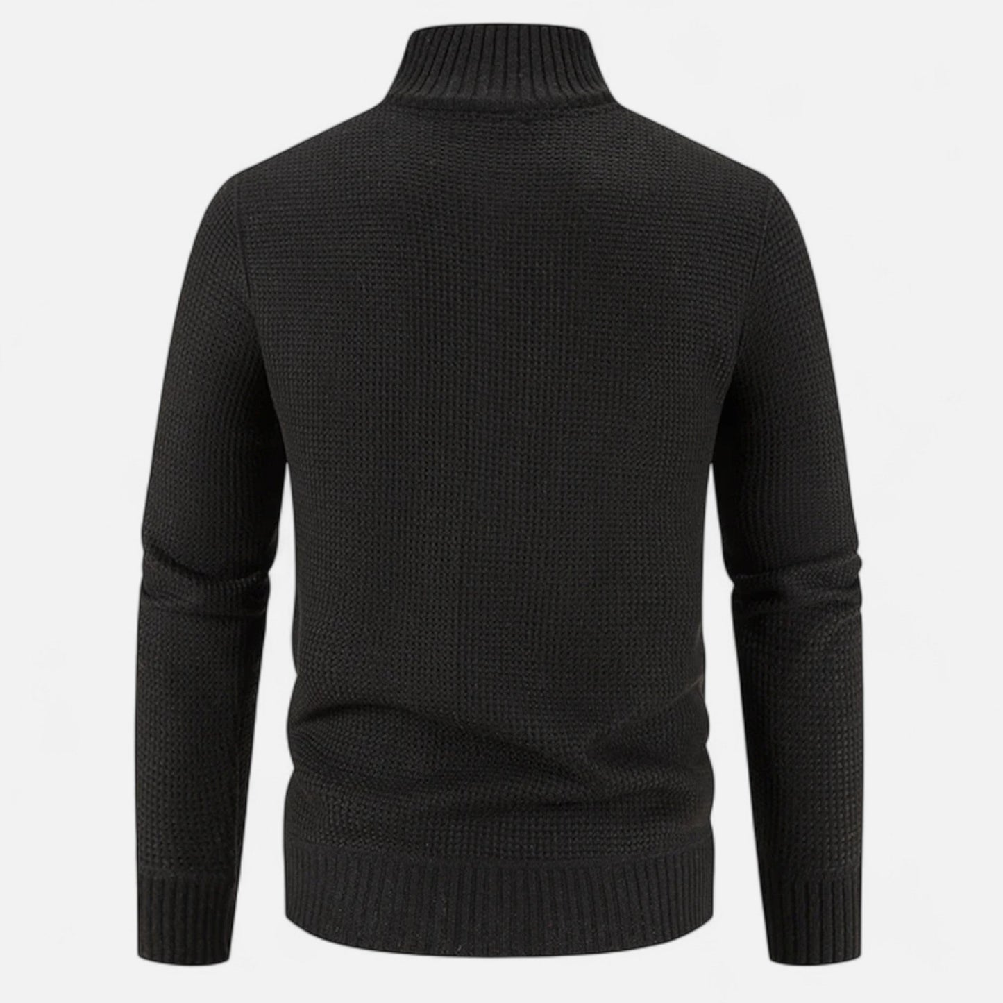 SwissFellas | Herren Fleece Stehkragen Patchwork Jacke
