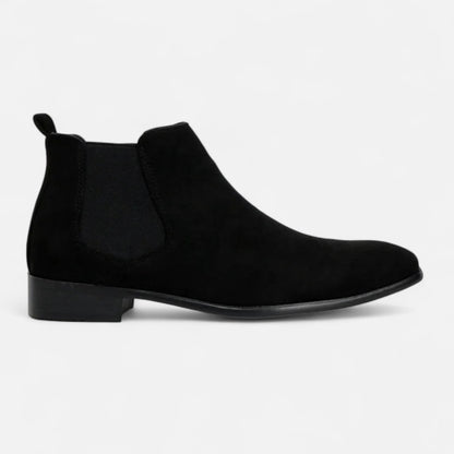 SwissFellas | Herren Wildleder Chelsea Boots mit quadrater Zehenform