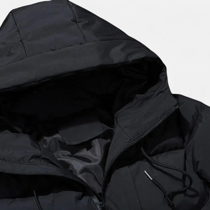 SwissFellas | Herren Kapuzen-Pufferjacke – Zeitlose Schicht für kaltes Wetter