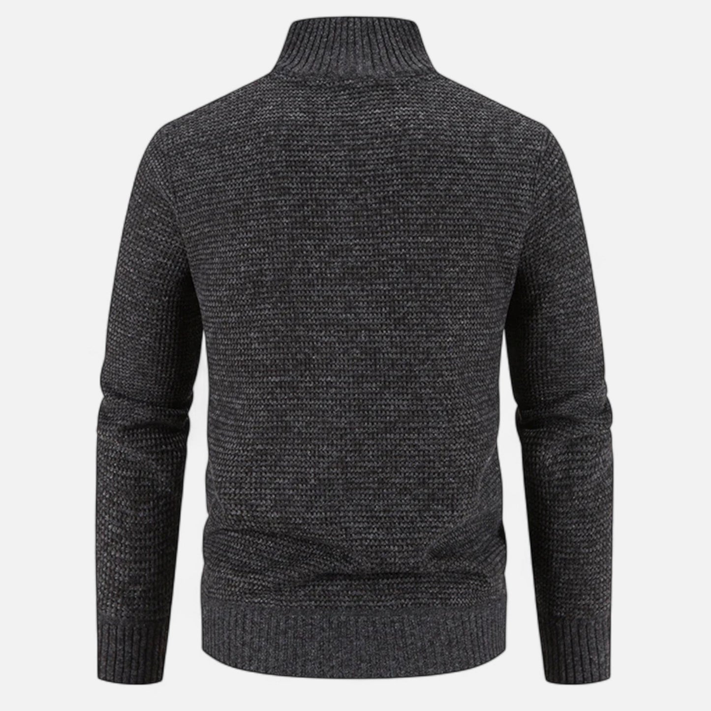 SwissFellas | Herren Fleece Stehkragen Patchwork Jacke