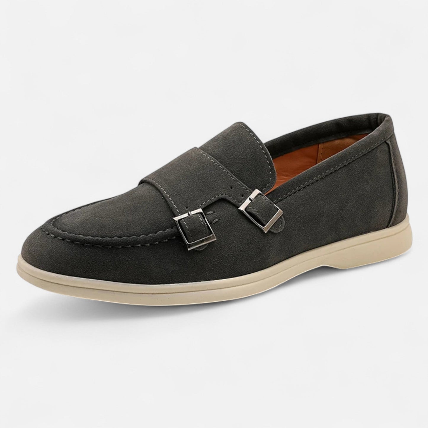 SwissFellas | Herren Wildleder Monk Strap Slipper – Eleganz zum Hineinschlüpfen