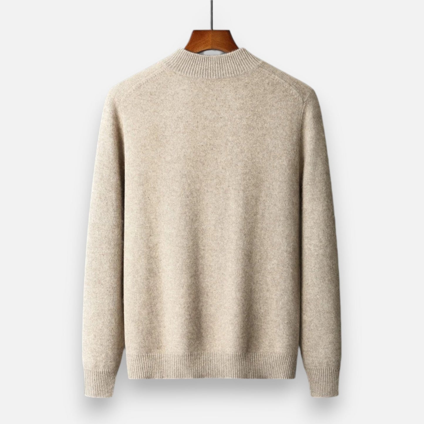 SwissFellas | Herren Merinowoll-Zip-Pullover