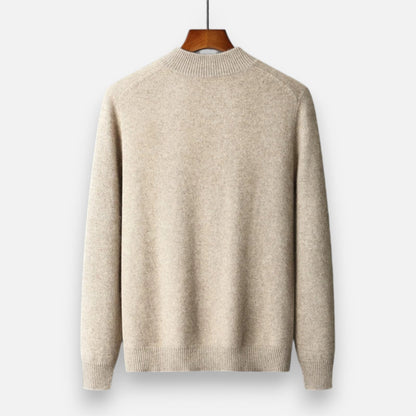 SwissFellas | Herren Merinowoll-Zip-Pullover