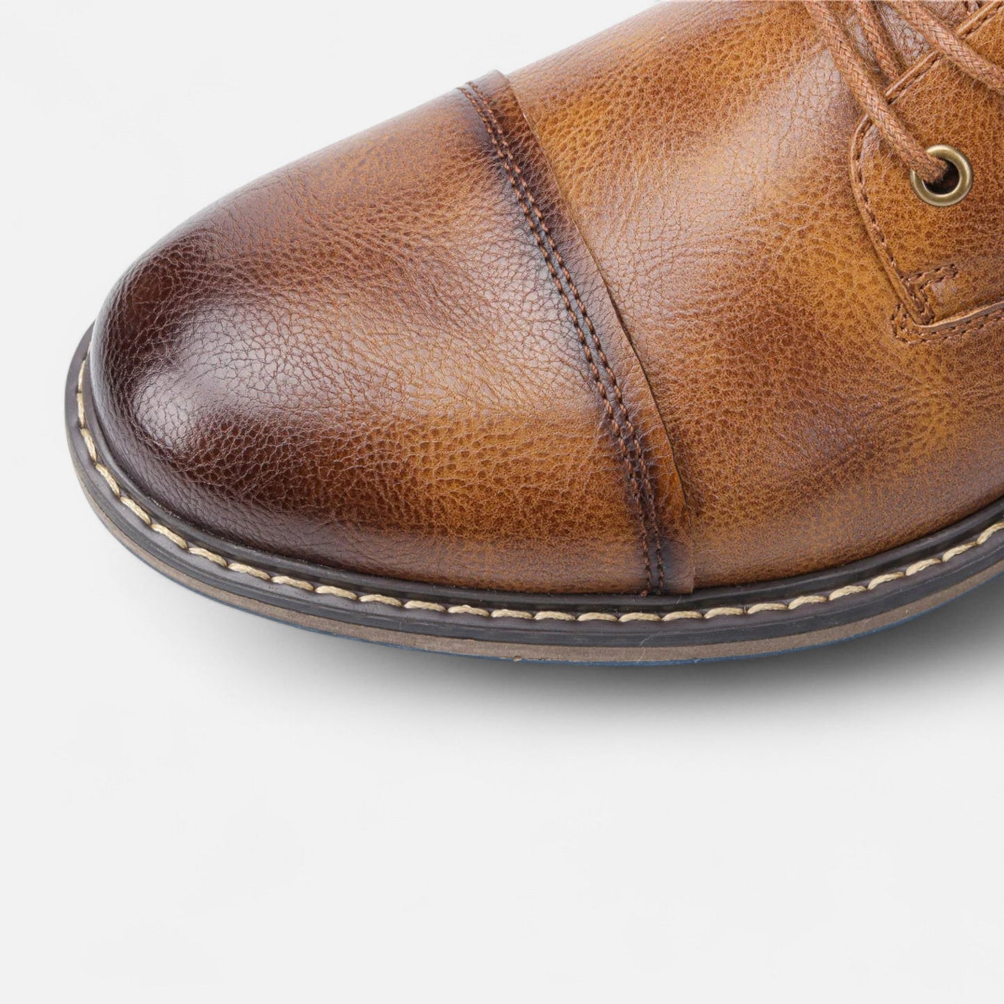 SwissFellas | Herren leichte Frühlings Lederstiefel