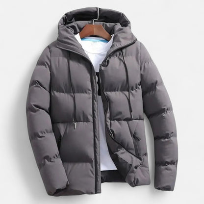 SwissFellas | Herren Kapuzen-Pufferjacke – Zeitlose Schicht für kaltes Wetter