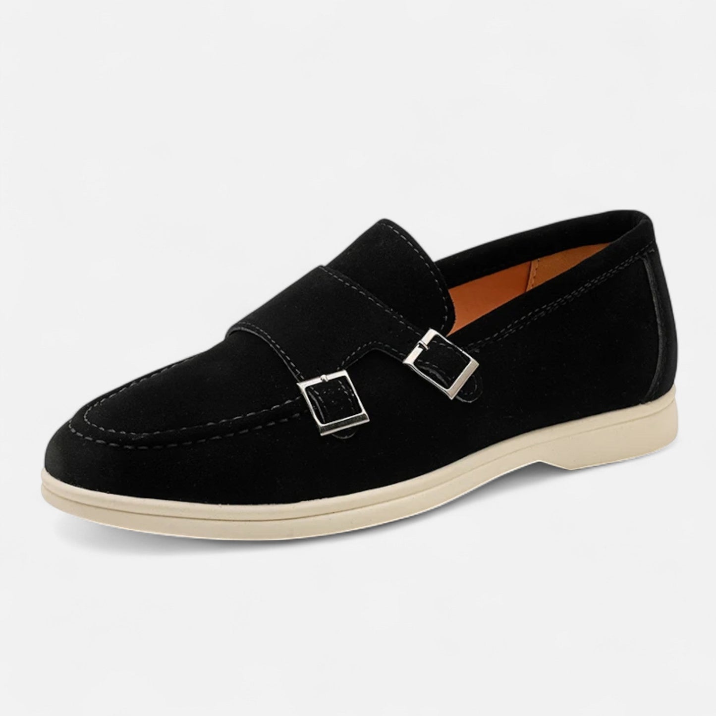SwissFellas | Herren Wildleder Monk Strap Slipper – Eleganz zum Hineinschlüpfen