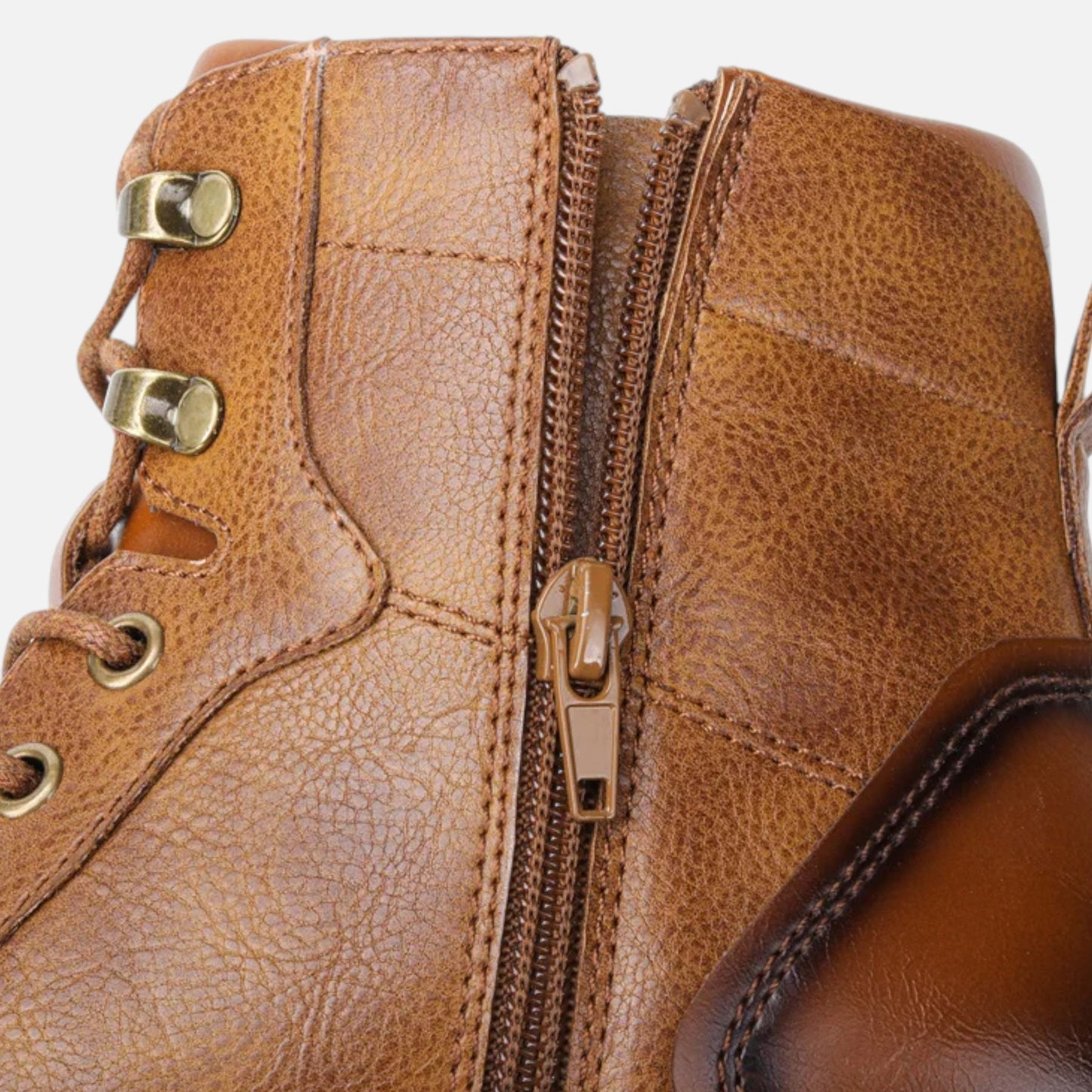 SwissFellas | Herren leichte Frühlings Lederstiefel
