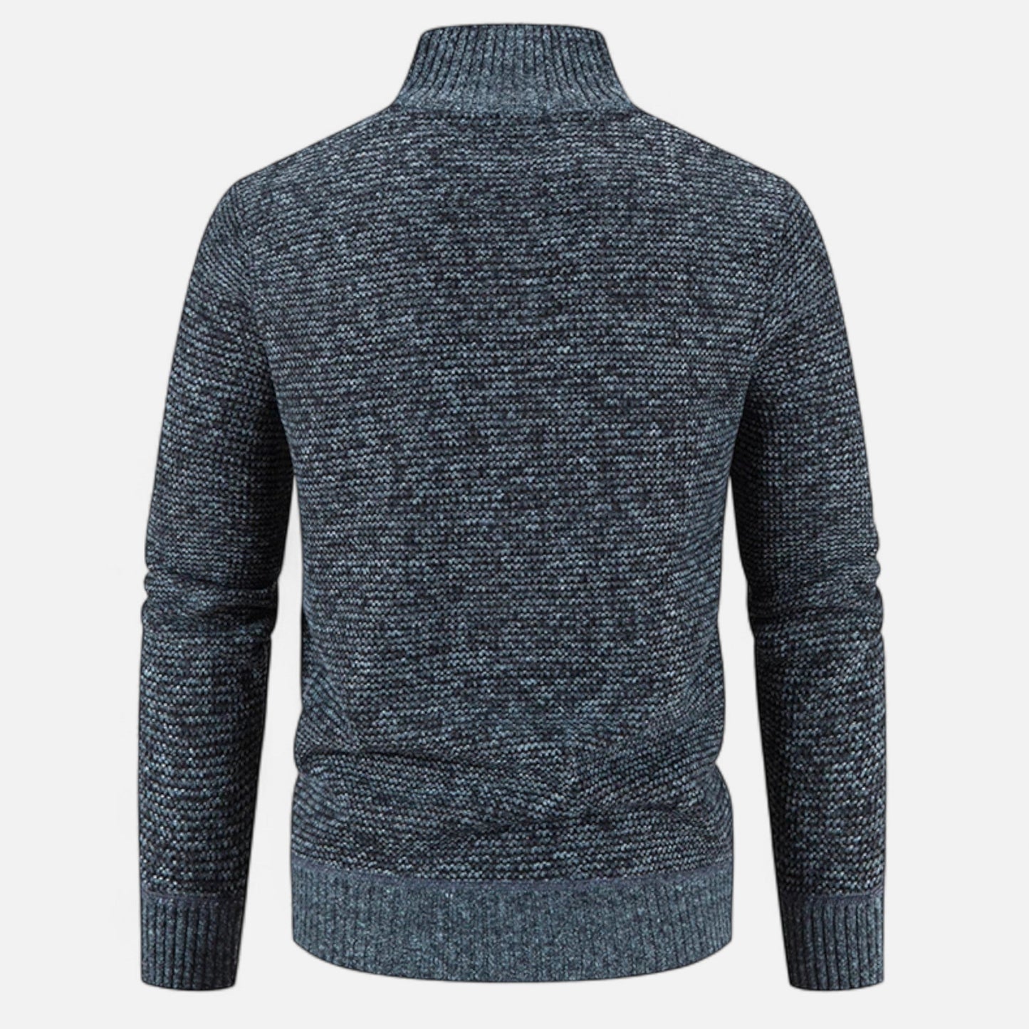 SwissFellas | Herren Fleece Stehkragen Patchwork Jacke
