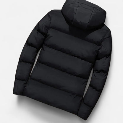 SwissFellas | Herren Kapuzen-Pufferjacke – Zeitlose Schicht für kaltes Wetter