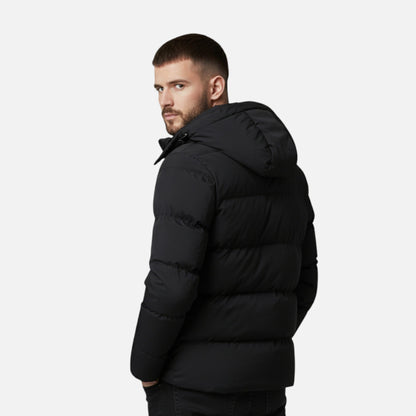SwissFellas | Herren Kapuzen-Pufferjacke – Zeitlose Schicht für kaltes Wetter