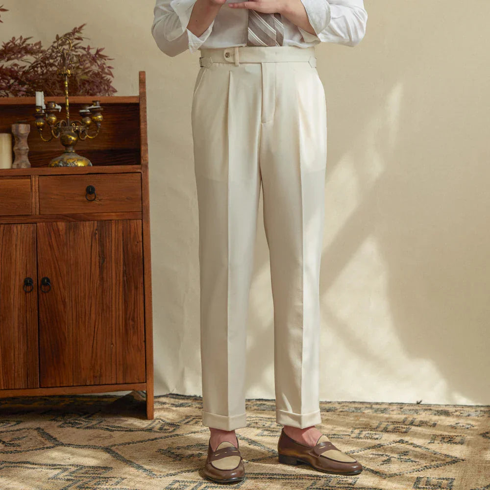 Beige Chino Hose Herren Klassisch