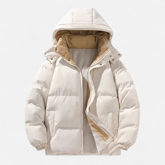 SwissFellas | Herren Pufferjacke mit abnehmbarem Kapuze