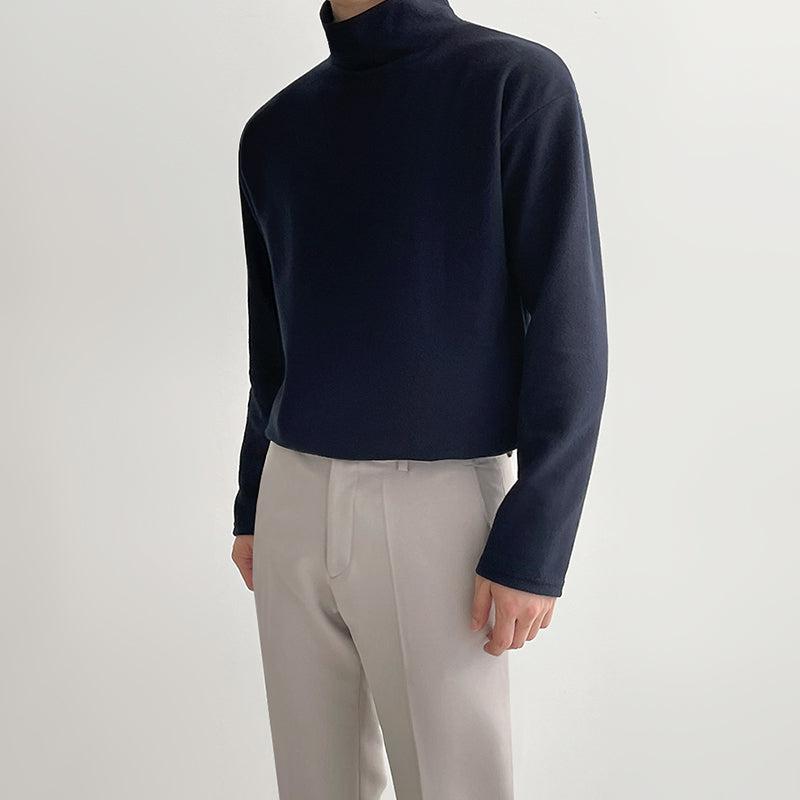 Eleganter Schwarzer Rollkragenpullover Harren