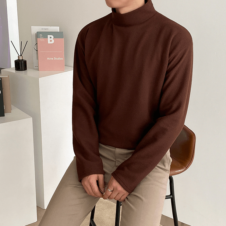 Eleganter Schwarzer Rollkragenpullover Harren