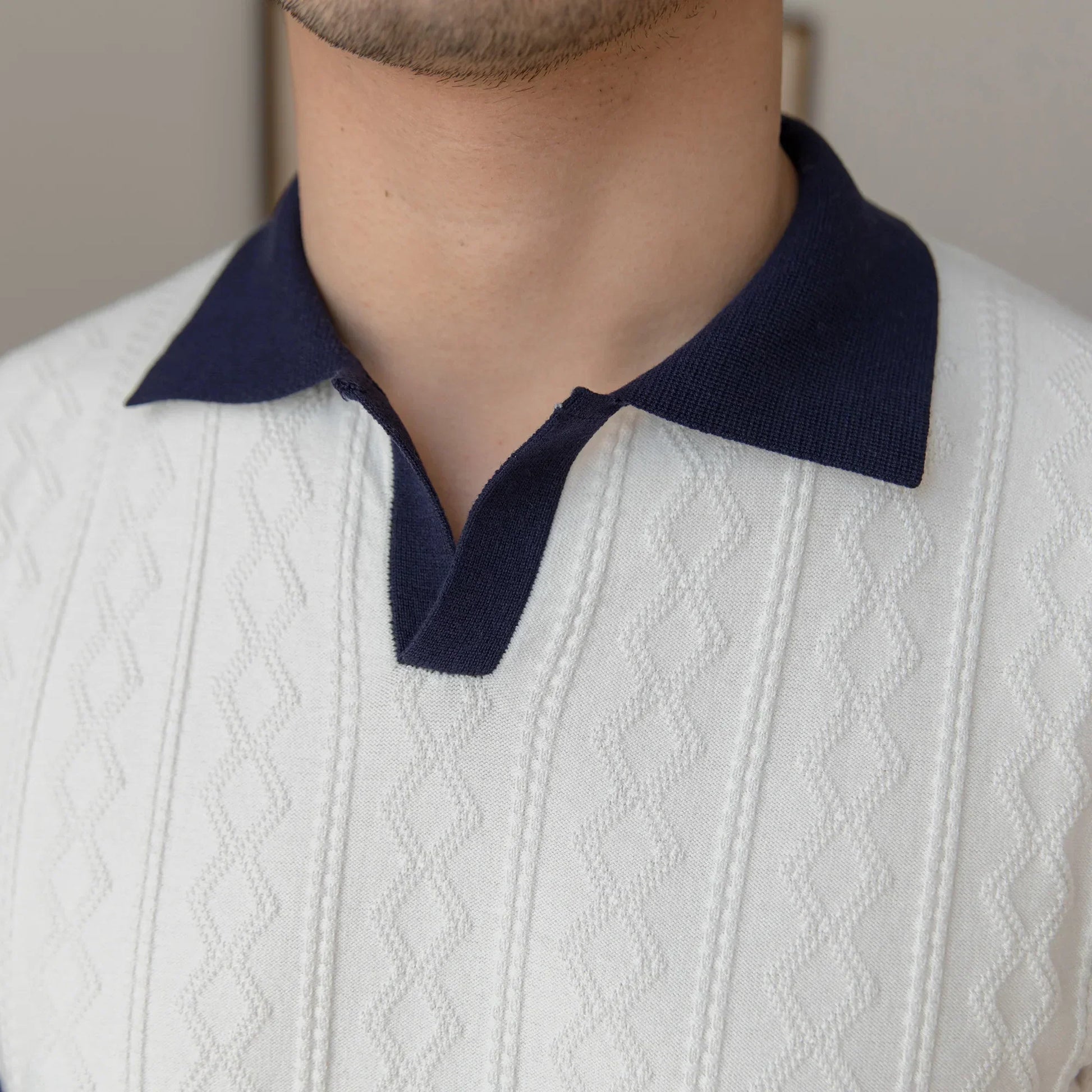 Elegantes Herren Poloshirt Blau