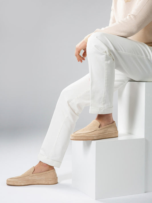 Herren Wildleder-Loafer – Elegante Sommer-Slipper