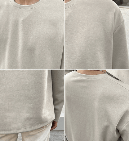 Langarmshirt Herren Baumwolle 100%