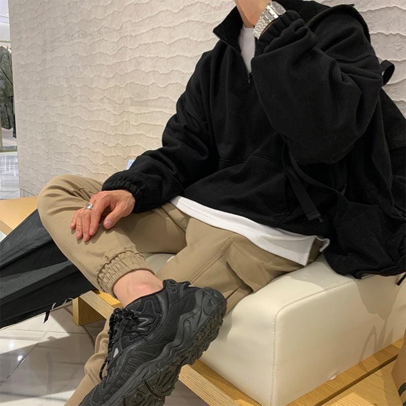 Moderner Stehkragen Pullover Herren