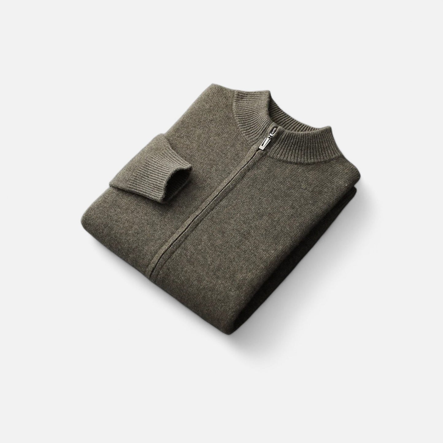SwissFellas | Herren Merinowoll-Zip-Pullover