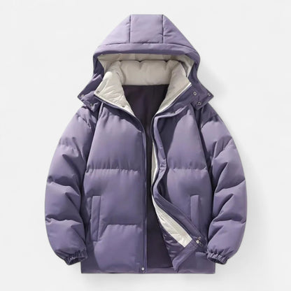 SwissFellas | Herren Pufferjacke mit abnehmbarem Kapuze
