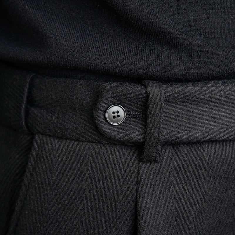 Schwarze Herrenhose Mit Zellen