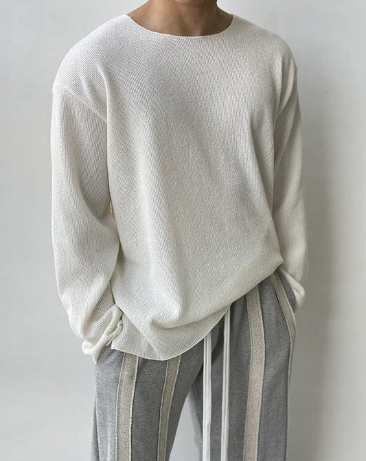 Warmer Herrenpullover aus Baumwolle